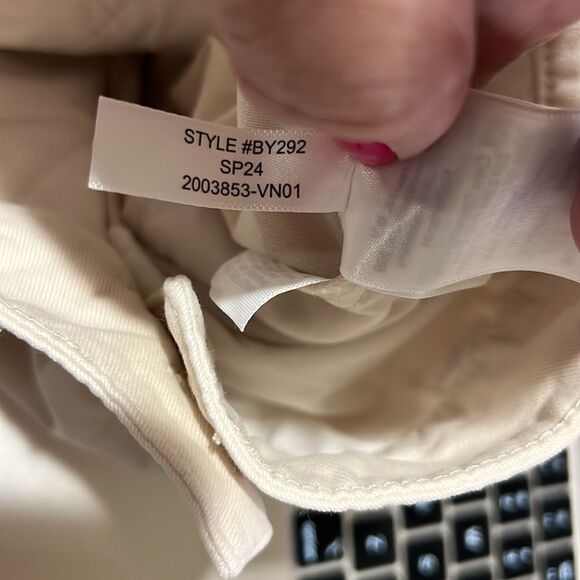 J. Crew Kate straight-leg pant in chino in Natural size 0 NWT - Picture 14 of 14